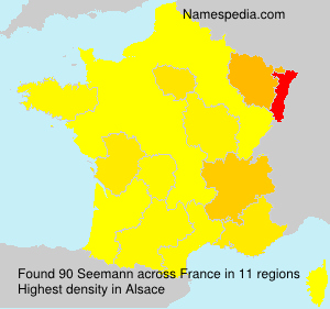 Surname Seemann in France Surname Seemann in France