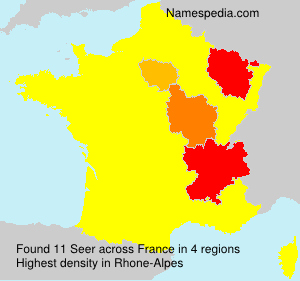 Surname Seer in France Surname Seer in France