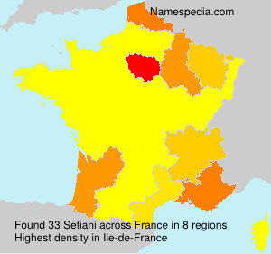 Surname Sefiani in France Surname Sefiani in France