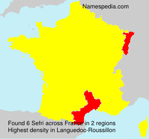 Surname Sefri in France Surname Sefri in France