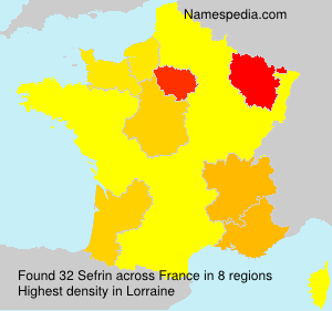 Surname Sefrin in France Surname Sefrin in France