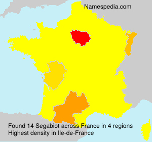 Surname Segabiot in France Surname Segabiot in France