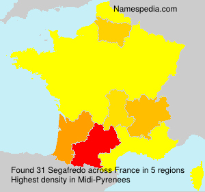 Surname Segafredo in France Surname Segafredo in France