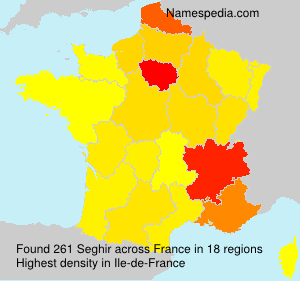 Surname Seghir in France Surname Seghir in France