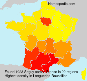 Surname Seguy in France Surname Seguy in France