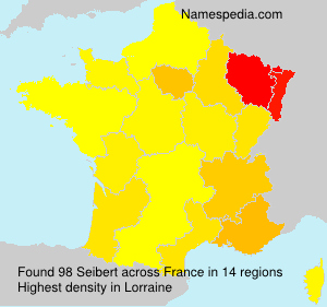 Surname Seibert in France Surname Seibert in France