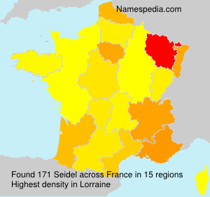 Surname Seidel in France Surname Seidel in France