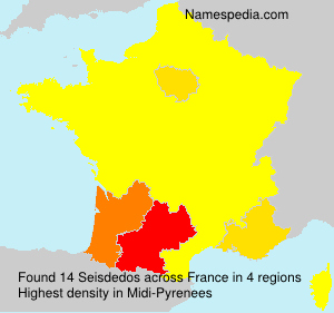 Surname Seisdedos in France Surname Seisdedos in France