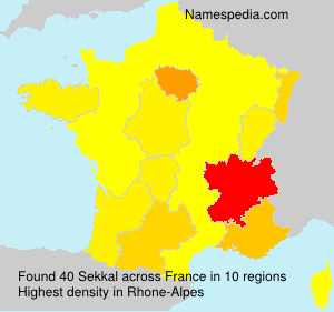 Surname Sekkal in France
