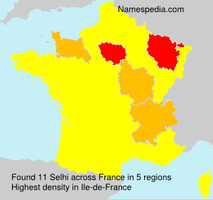 Surname Selhi in France Surname Selhi in France