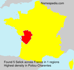 Surname Selick in France Surname Selick in France