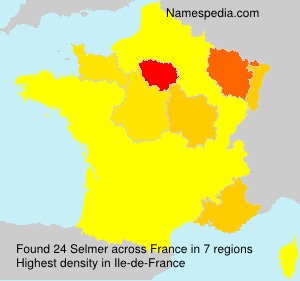 Surname Selmer in France Surname Selmer in France