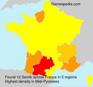 Surname Semik in France Surname Semik in France