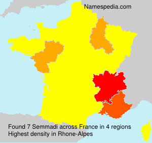 Surname Semmadi in France Surname Semmadi in France