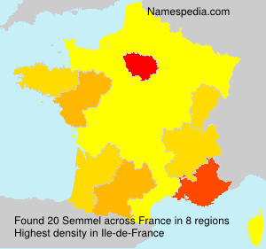Surname Semmel in France Surname Semmel in France