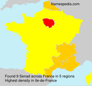 Surname Senad in France Surname Senad in France