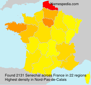 Surname Senechal in France Surname Senechal in France
