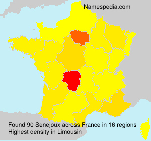 Surname Senejoux in France Surname Senejoux in France
