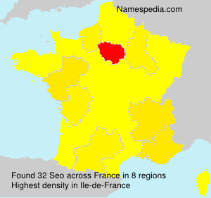 Surname Seo in France Surname Seo in France