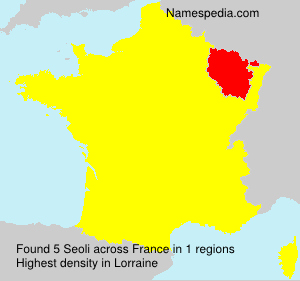 Surname Seoli in France Surname Seoli in France
