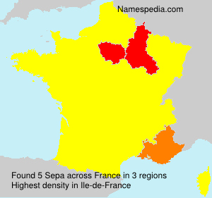 Surname Sepa in France Surname Sepa in France