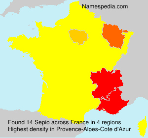 Surname Sepio in France