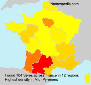 Surname Seres in France