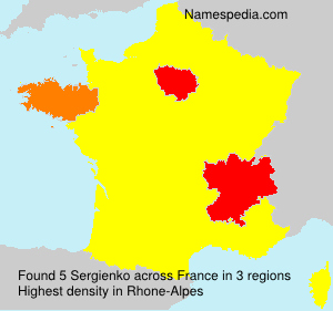 Surname Sergienko in France Surname Sergienko in France