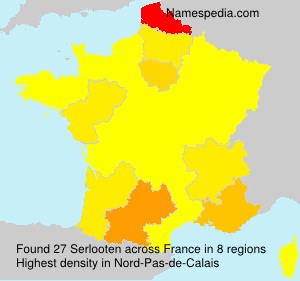 Surname Serlooten in France Surname Serlooten in France