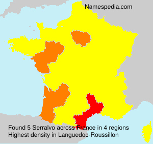 Surname Serralvo in France Surname Serralvo in France
