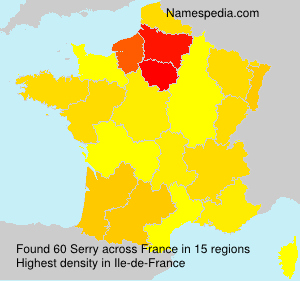 Surname Serry in France Surname Serry in France