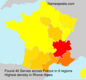 Surname Serves in France Surname Serves in France