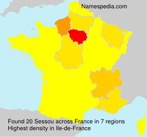 Surname Sessou in France Surname Sessou in France