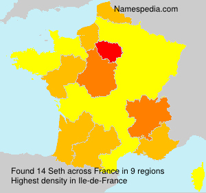 Surname Seth in France Surname Seth in France