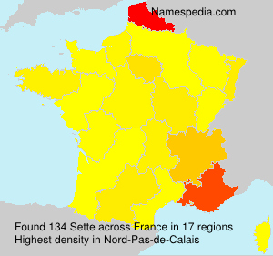 Surname Sette in France