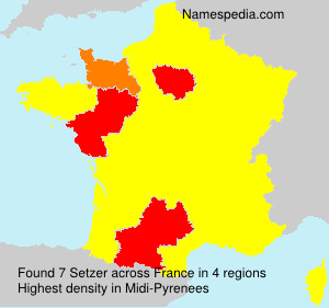 Surname Setzer in France Surname Setzer in France