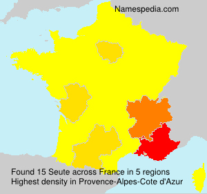 Surname Seute in France Surname Seute in France