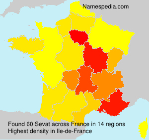 Surname Sevat in France Surname Sevat in France