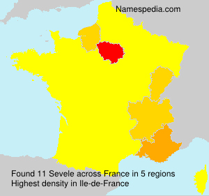 Surname Sevele in France Surname Sevele in France