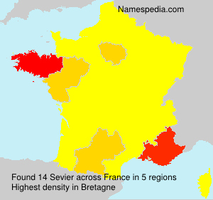 Surname Sevier in France Surname Sevier in France