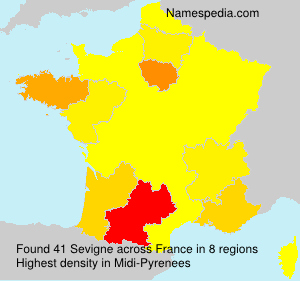 Surname Sevigne in France Surname Sevigne in France