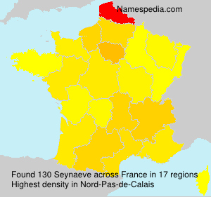 Surname Seynaeve in France Surname Seynaeve in France
