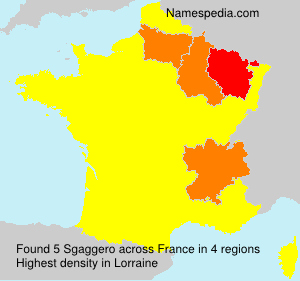 Surname Sgaggero in France Surname Sgaggero in France