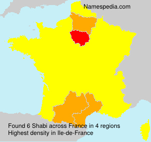 Surname Shabi in France Surname Shabi in France