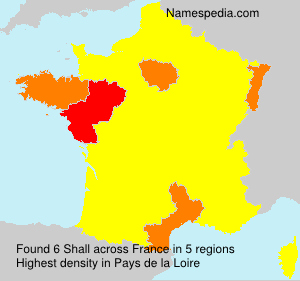 Surname Shall in France Surname Shall in France