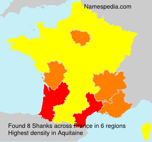 Surname Shanks in France Surname Shanks in France