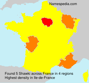 Surname Shawki in France