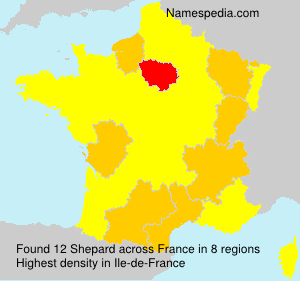 Surname Shepard in France Surname Shepard in France