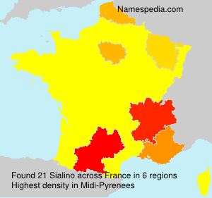 Surname Sialino in France Surname Sialino in France