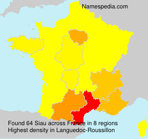 Surname Siau in France Surname Siau in France